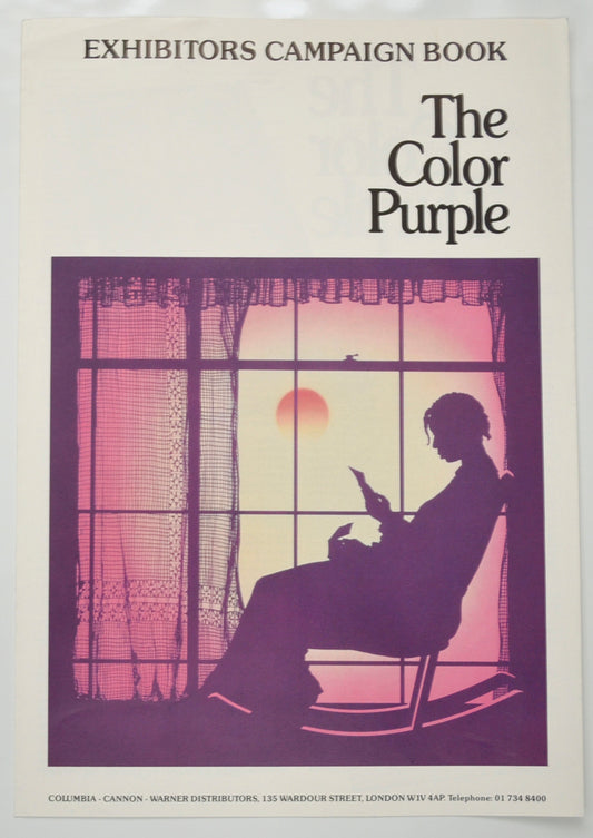 The Color Purple Original 6 Page Cinema Exhibitors Campaign Pressbook (UK)