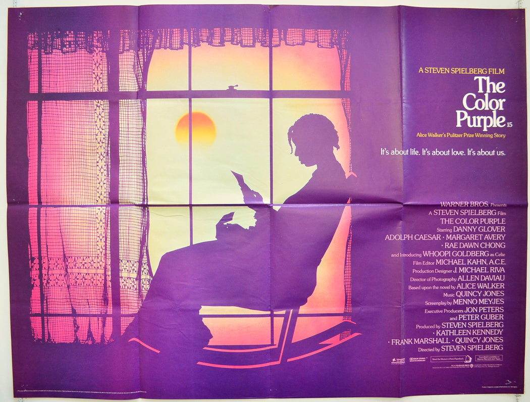 The Color Purple Original Quad Poster - Film Poster - Movie Poster  