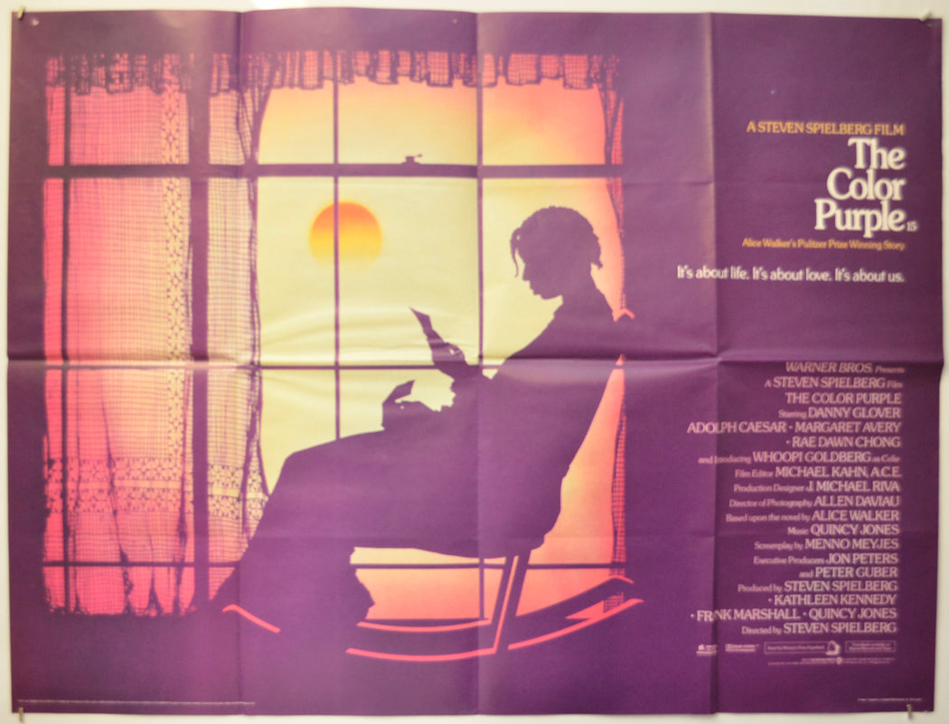 The Color Purple  Original Quad Poster - Film Poster - Movie Poster