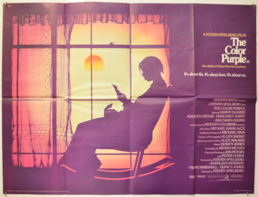 The Color Purple  Original Quad Poster - Film Poster - Movie Poster