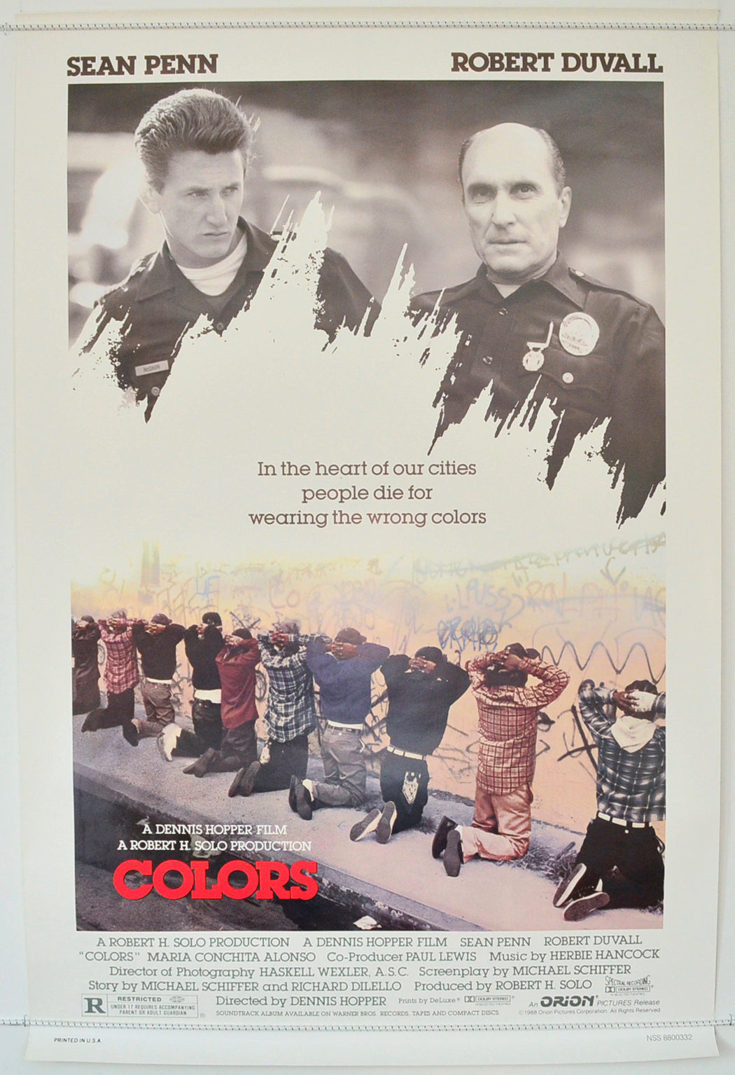 Colors  Original One Sheet Poster - Film Poster - Movie Poster 