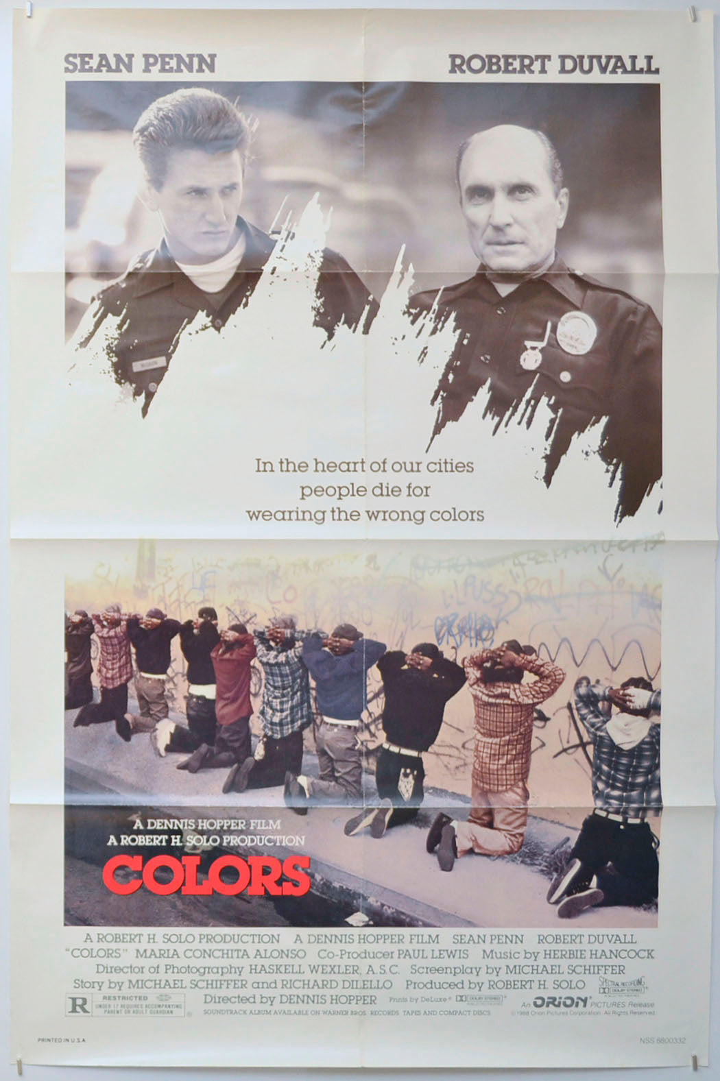 Colors Original One Sheet Poster - Film Poster - Movie Poster