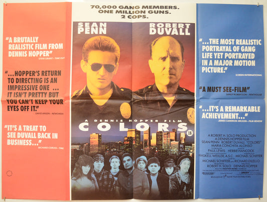 Colors  Original Quad Poster - Film Poster - Movie Poster