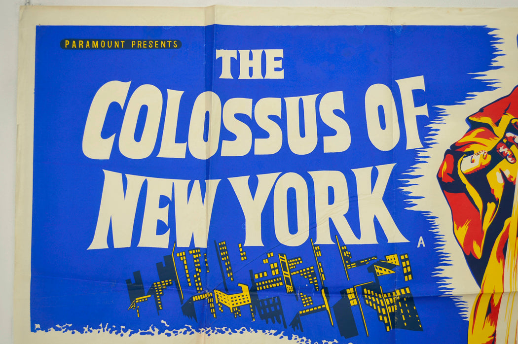 COLOSSUS OF NEW YORK (Top Left) Cinema Quad Movie Poster 