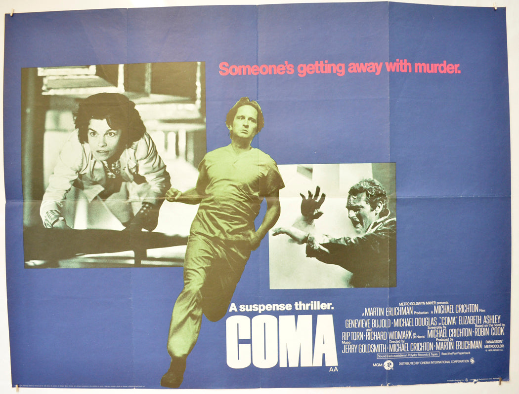 Coma  Original Quad Poster - Film Poster - Movie Poster