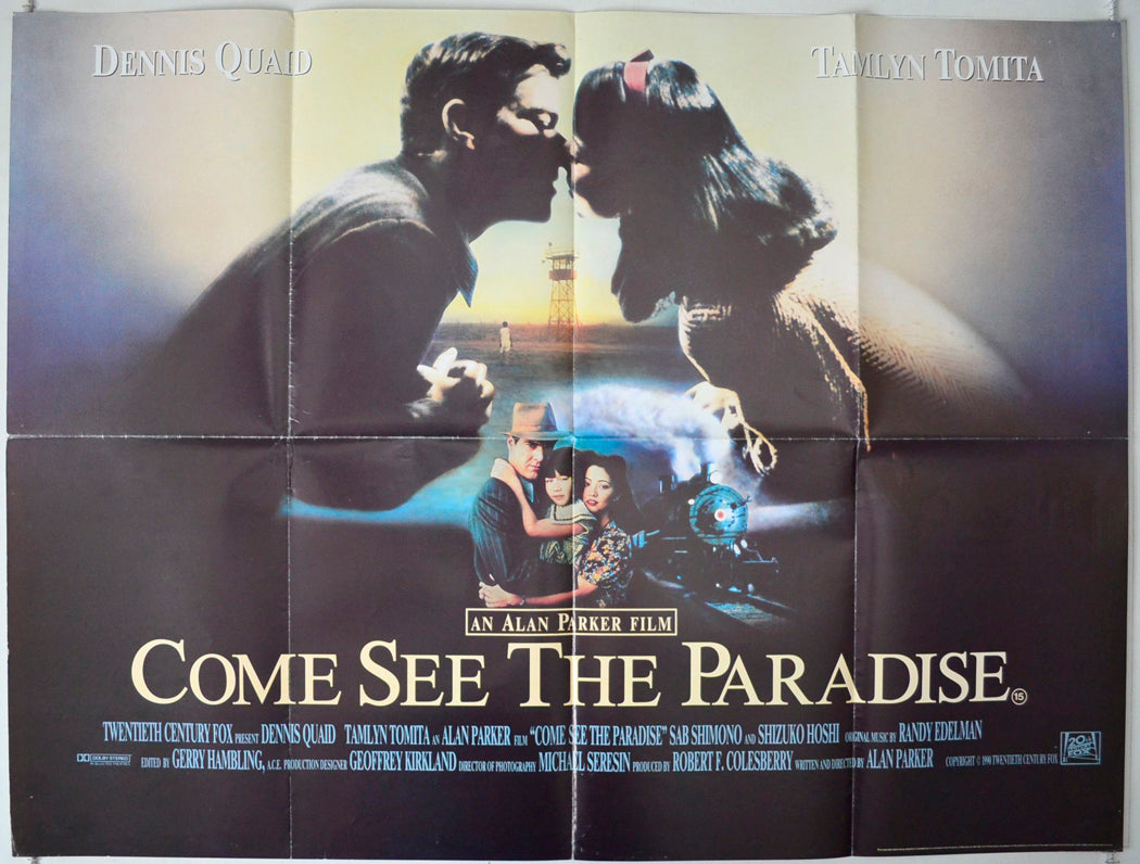 Come See The Paradise Original British Quad Poster - Movie Poster