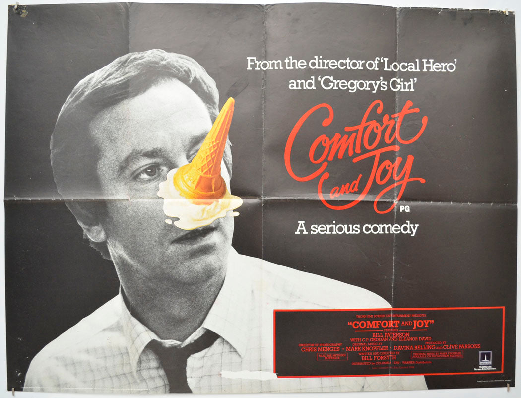 Comfort And Joy Original Quad Poster - Film Poster - Movie Poster