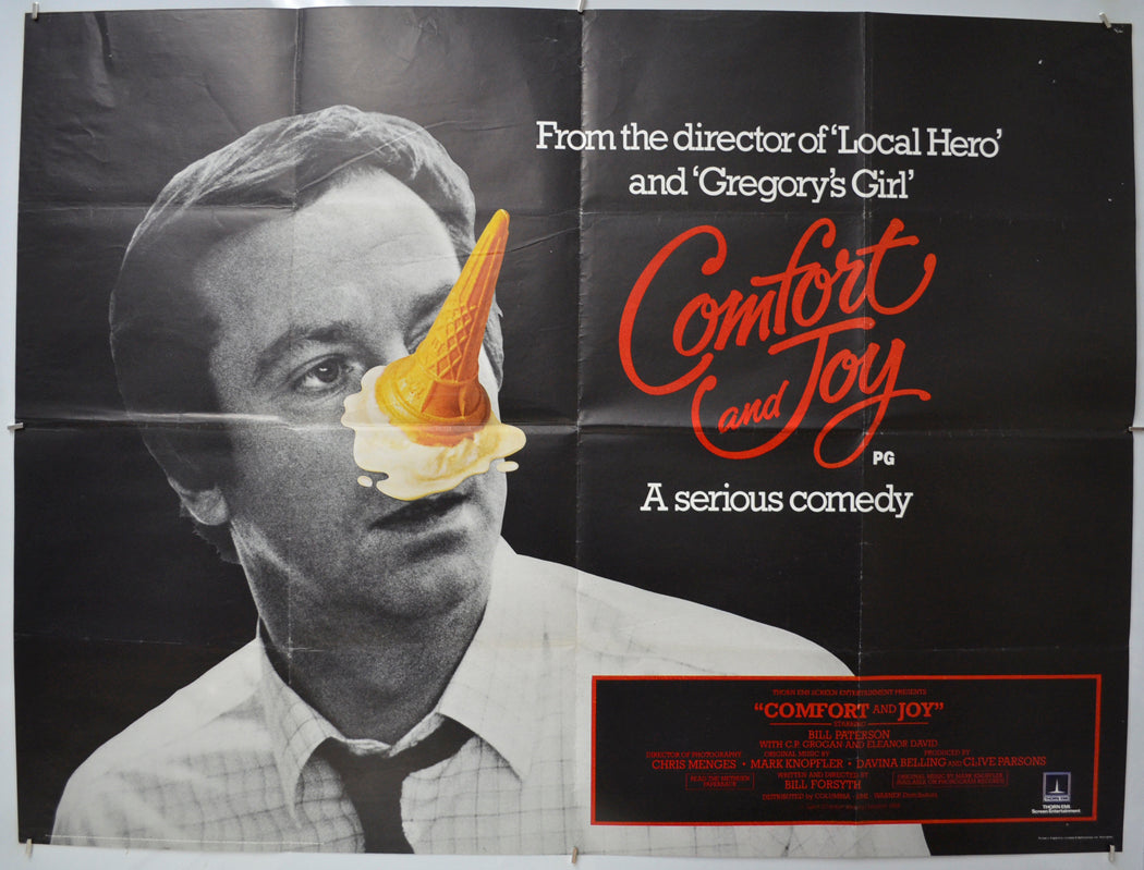 Comfort And Joy Original Quad Poster - Film Poster - Movie Poster