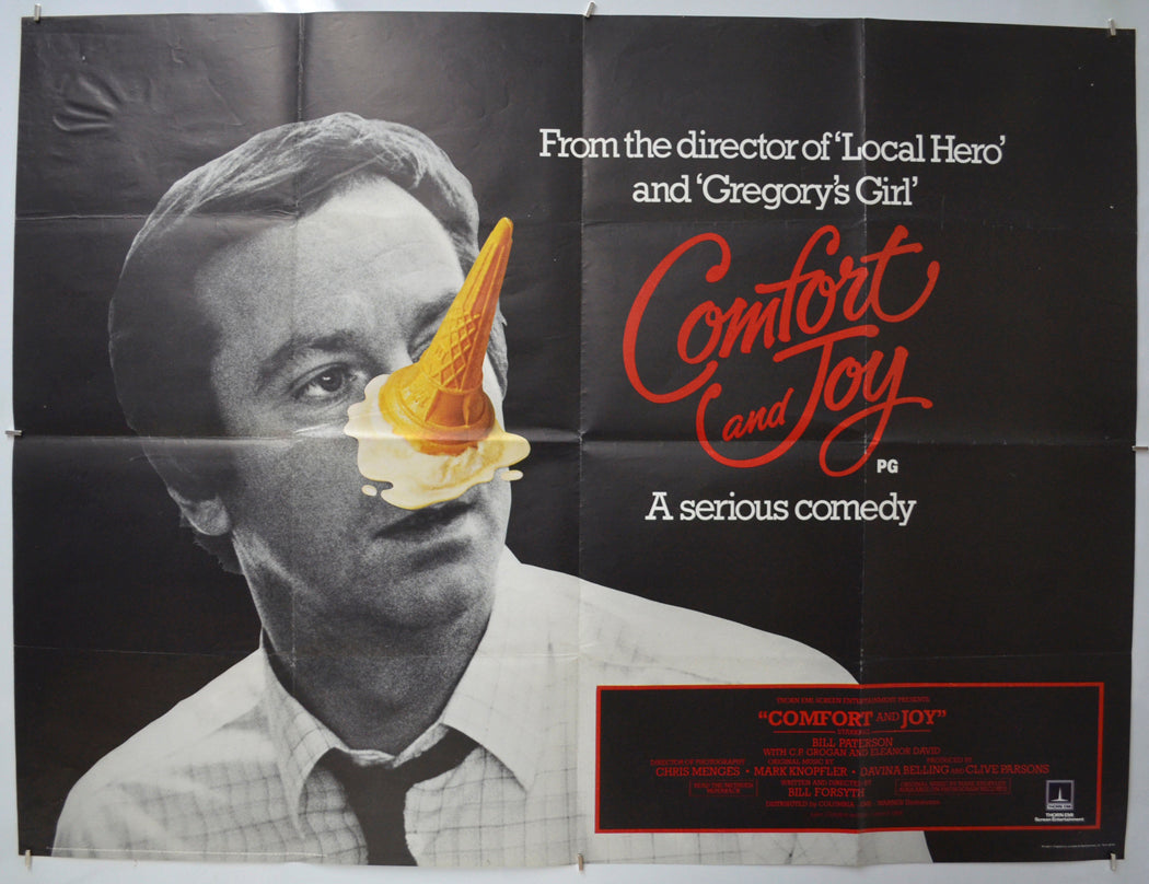 Comfort And Joy Original Quad Poster - Film Poster - Movie Poster