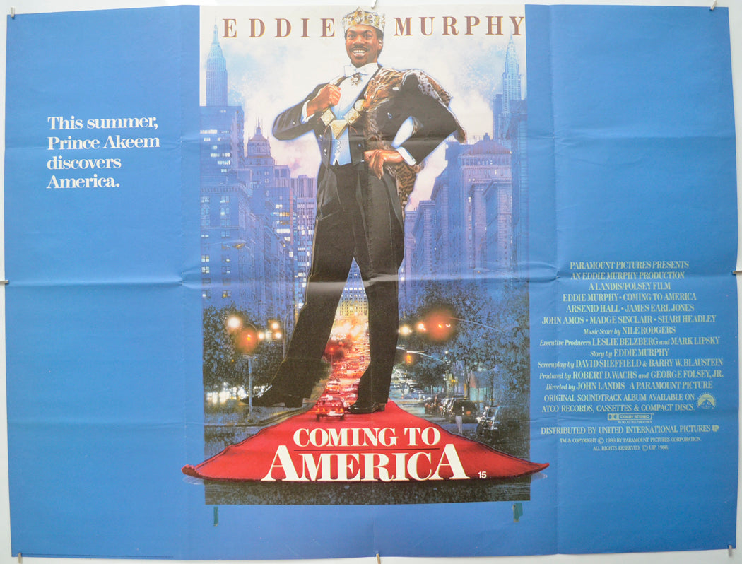 Coming To America Original Quad Poster - Film Poster - Movie Poster