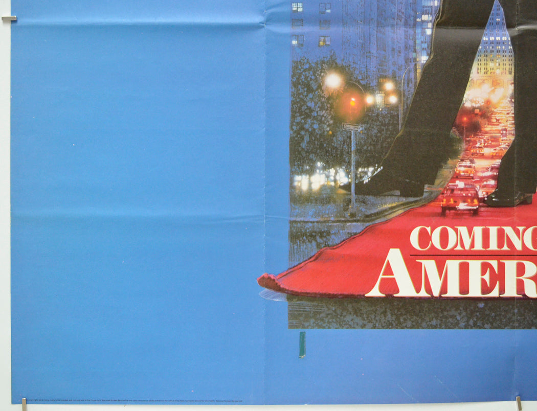 COMING TO AMERICA (Bottom Left) Cinema Quad Movie Poster 