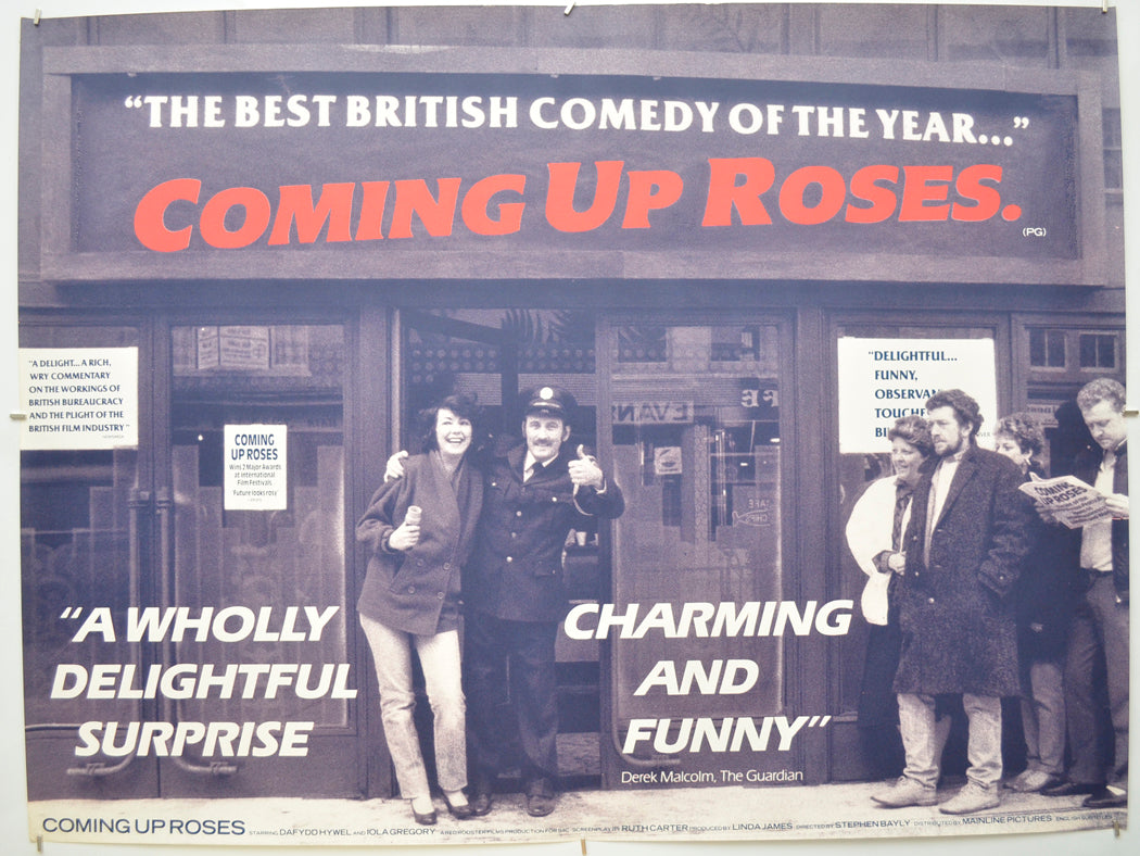 Coming Up Roses Original Quad Poster - Film Poster - Movie Poster