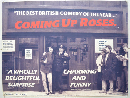 Coming Up Roses Original Quad Poster - Film Poster - Movie Poster