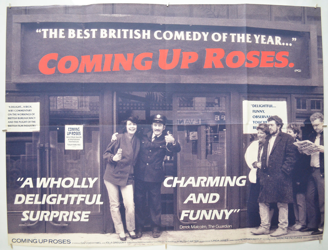 Coming Up Roses Original Quad Poster - Film Poster - Movie Poster