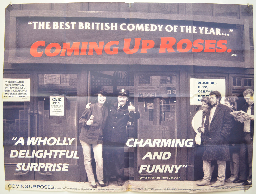 Coming Up Roses Original Quad Poster - Film Poster - Movie Poster  