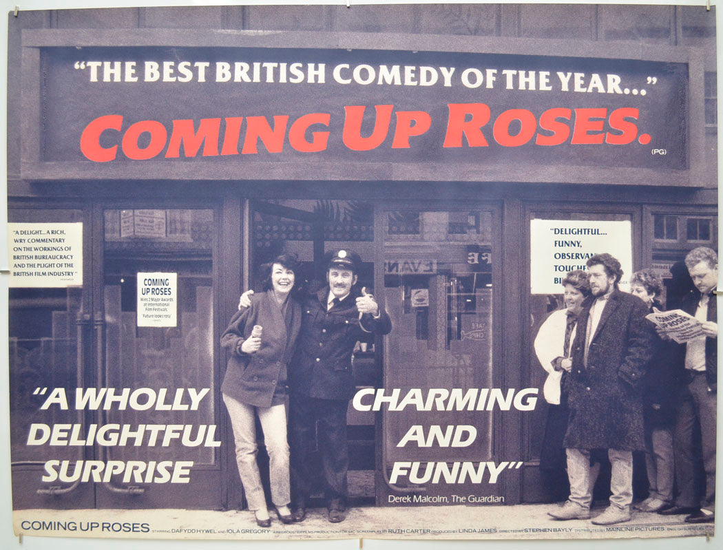 Coming Up Roses Original Quad Poster - Film Poster - Movie Poster