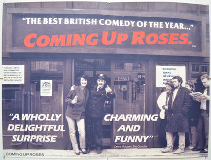 Coming Up Roses Original Quad Poster - Film Poster - Movie Poster