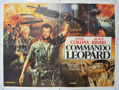 Commando Leopard Original Quad Poster - Film Poster - Movie Poster