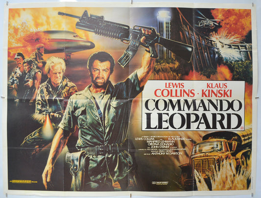 Commando Leopard Original Quad Poster - Film Poster - Movie Poster