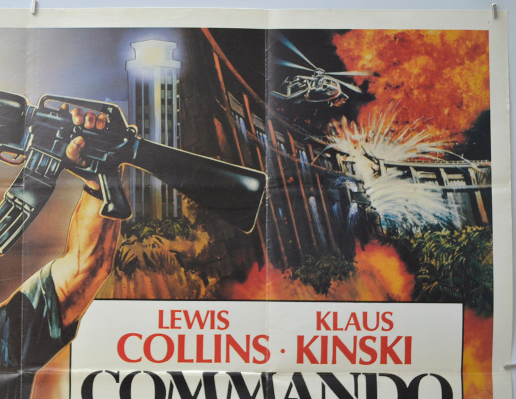 COMMANDO LEOPARD (Top Right) Cinema Quad Movie Poster 