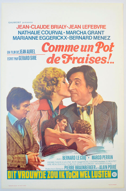 Comme Un Pot De Fraises!.. (a.k.a. Like a Pot of Strawberries) Original Belgian Poster - Film Poster - Movie Poster