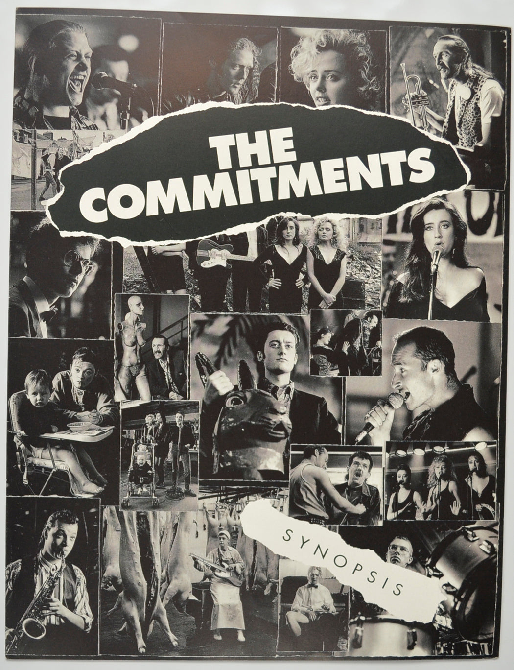 The Commitments Original Cinema Exhibitors Press Synopsis / Credits Booklet (UK)