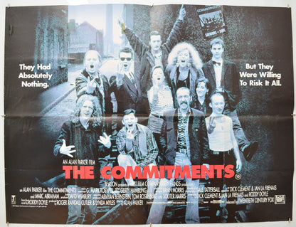 The Commitments Original Quad Poster - Film Poster - Movie Poster