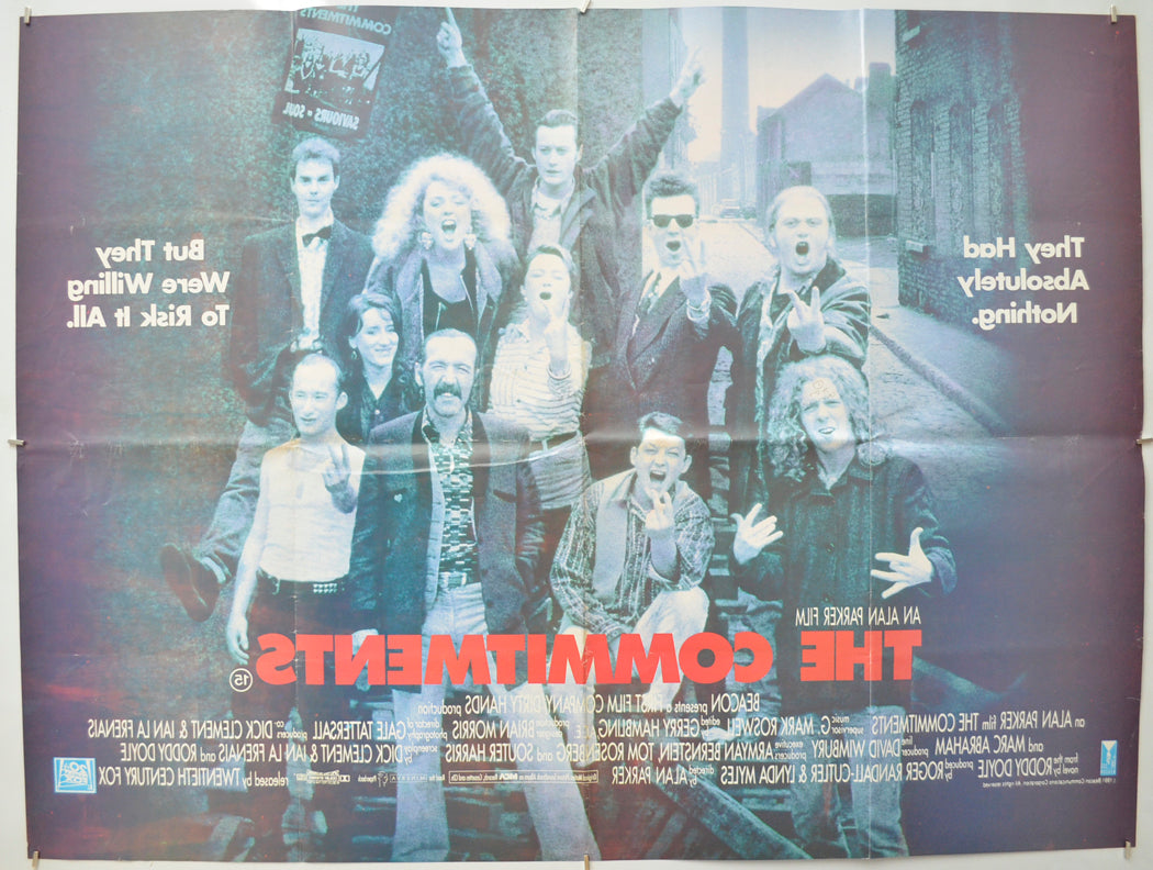 THE COMMITMENTS (Back) Cinema Quad Movie Poster 