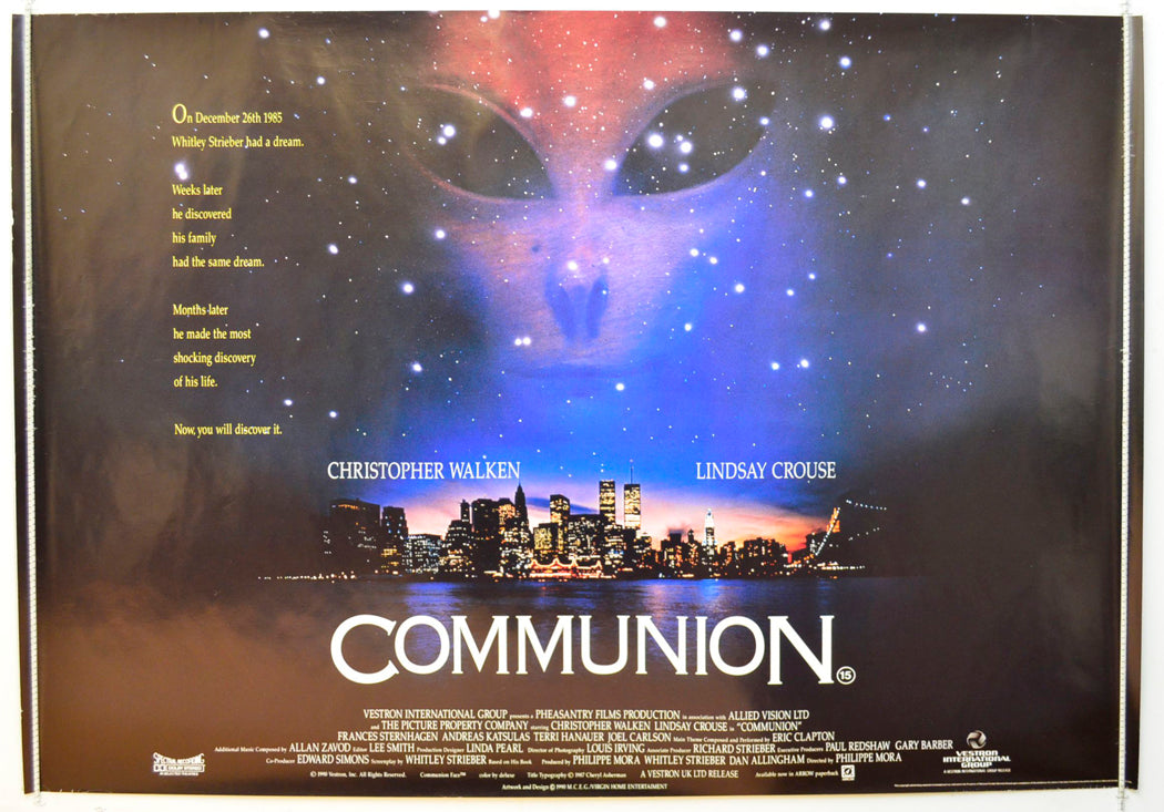 Communion  Original British Quad Poster - Film Poster - Movie Poster