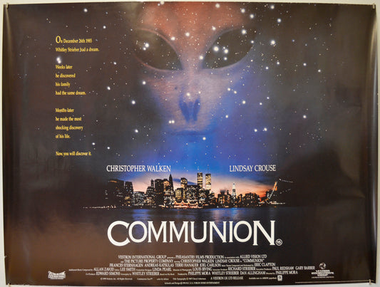 Communion Original Quad Poster - Film Poster - Movie Poster