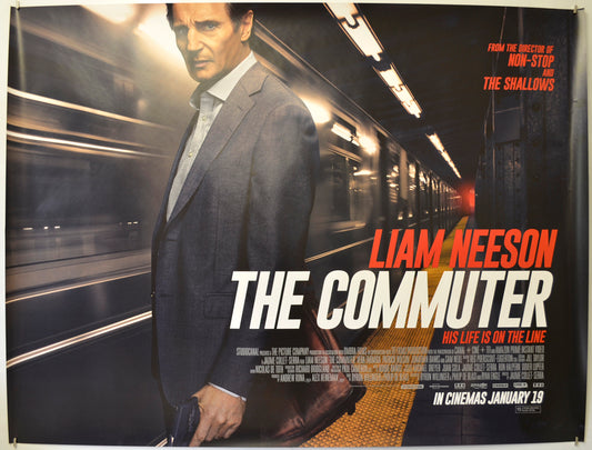 The Commuter Original Quad Poster - Film Poster - Movie Poster