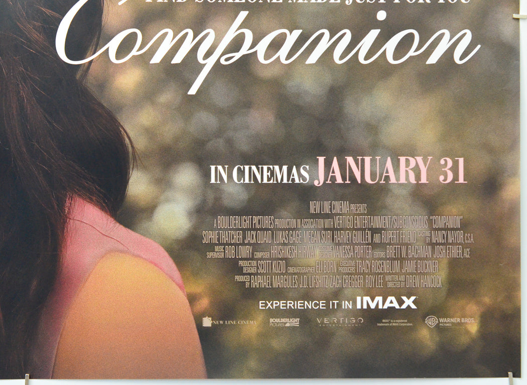 Companion (Bottom Right) Cinema Quad Movie Poster 