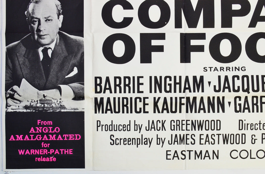 COMPANY OF FOOLS (Bottom Left) Cinema Quad Movie Poster 