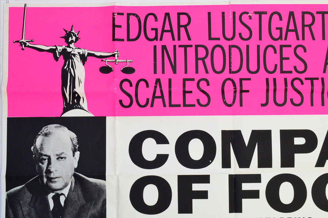 COMPANY OF FOOLS (Top Left) Cinema Quad Movie Poster 