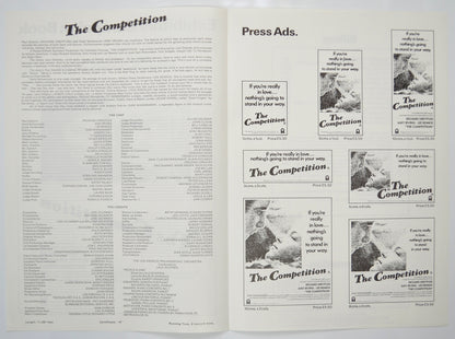 THE COMPETITION Cinema Exhibitors Campaign Pressbook - INSIDE 