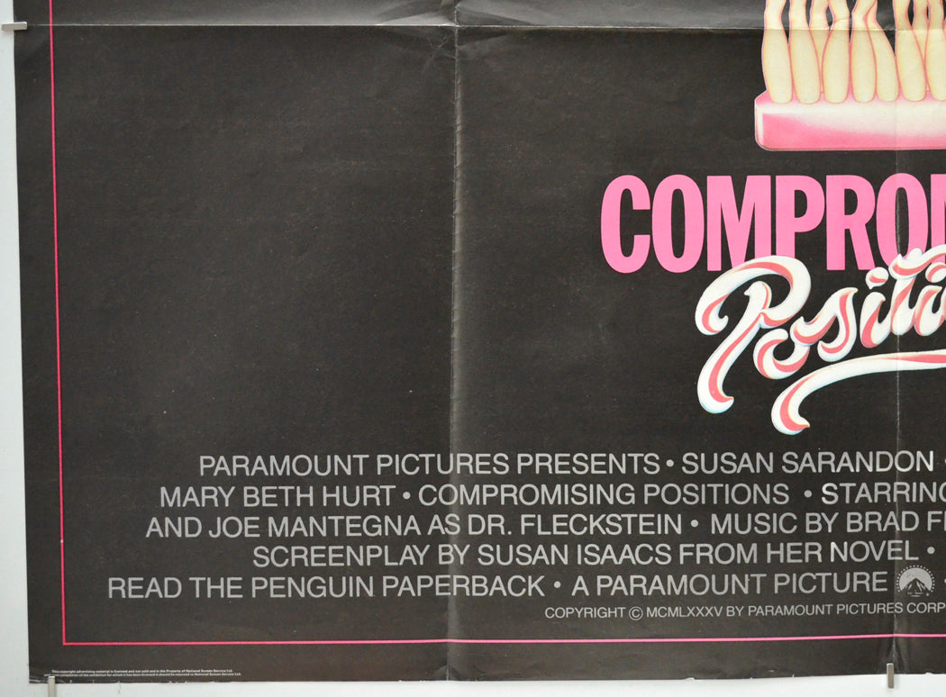 COMPROMISING POSITIONS (Bottom Left) Cinema Quad Movie Poster 