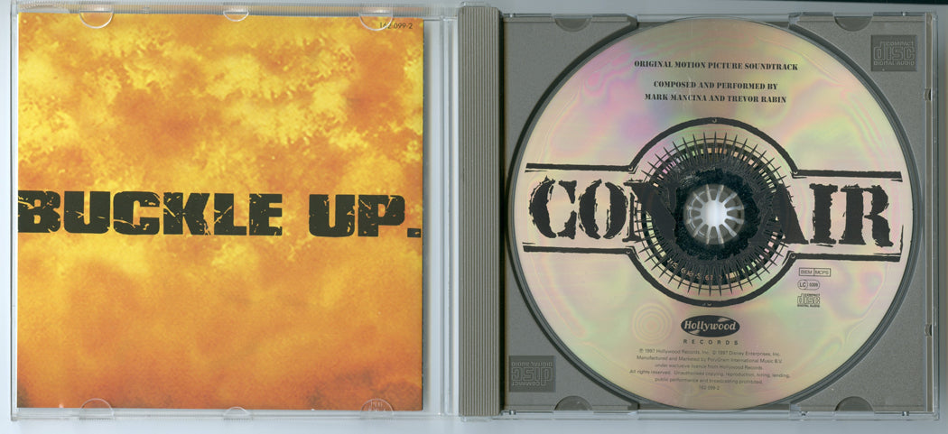 CON AIR Original CD Soundtrack (Inside) 