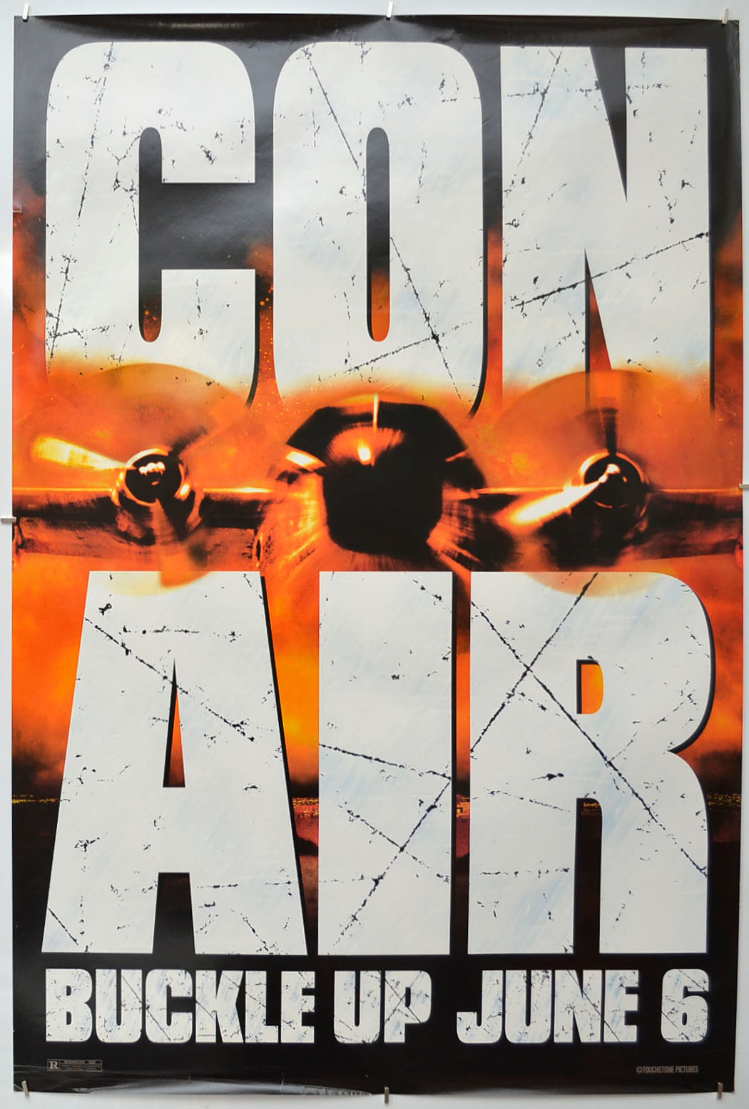 Con Air (Teaser / Advance Version)  Original One Sheet Poster - Film Poster - Movie Poster