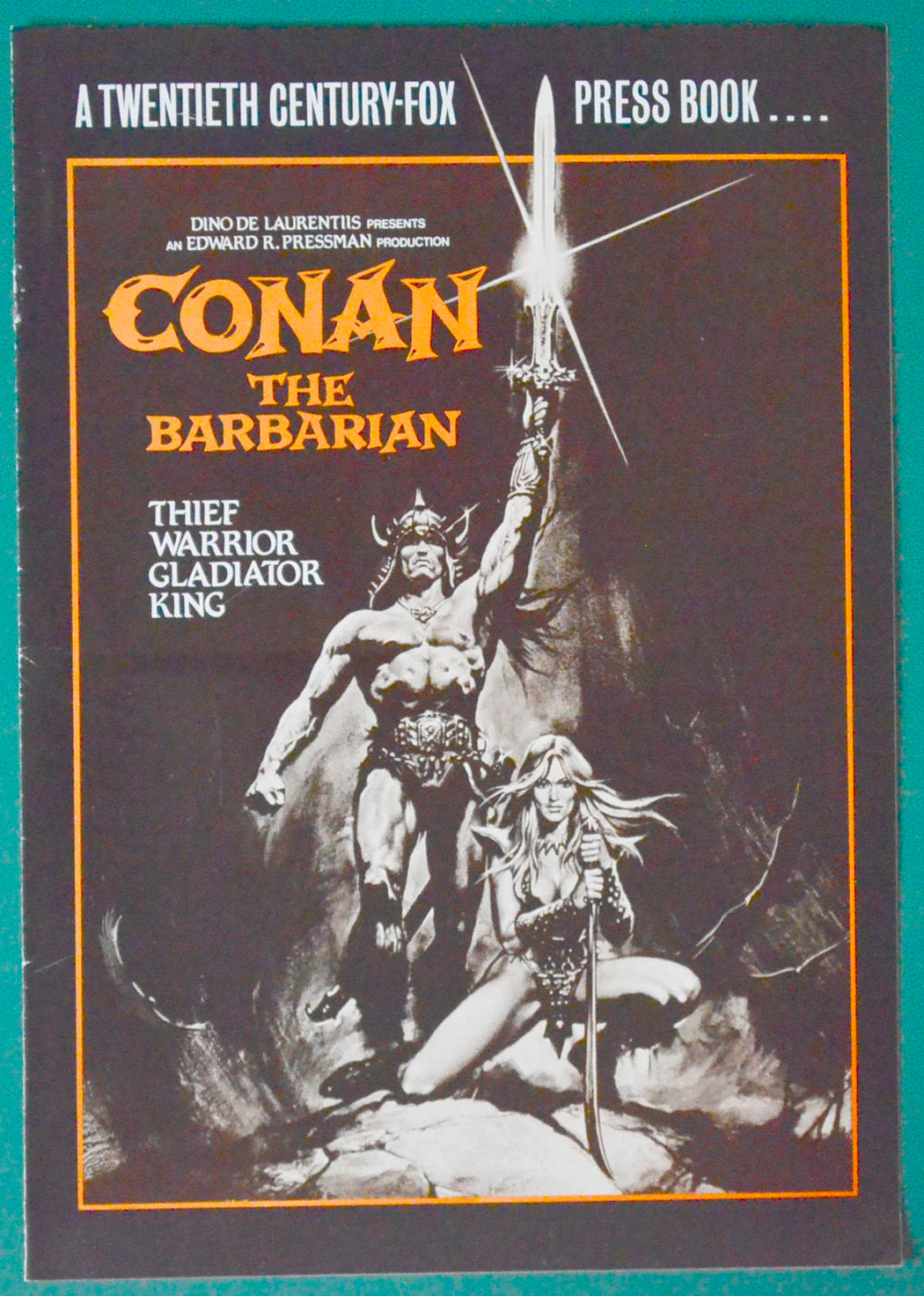 Conan The Barbarian    Original 8 Page Cinema Exhibitor's Campaign Press Book  + Synopsis / Credits Booklet    