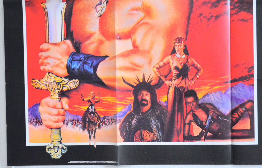 CONAN THE DESTROYER (Bottom Left) Cinema Quad Movie Poster 