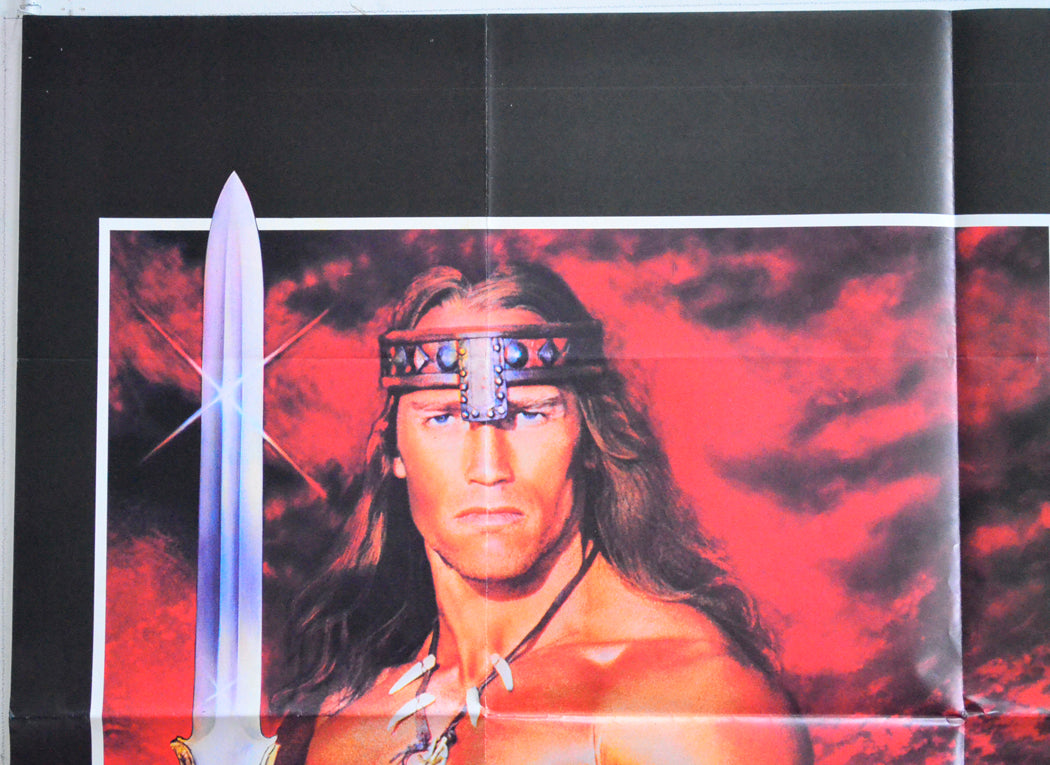 CONAN THE DESTROYER (Top Left) Cinema Quad Movie Poster 