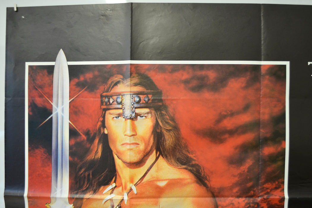 CONAN THE DESTROYER (Top Left) Cinema Quad Movie Poster 