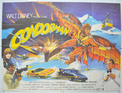 Condorman Original Quad Poster - Film Poster - Movie Poster