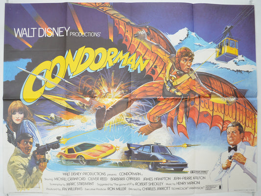 Condorman  Original Quad Poster - Film Poster - Movie Poster 