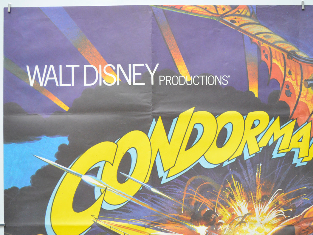 CONDORMAN (Top Left) Cinema Quad Movie Poster 