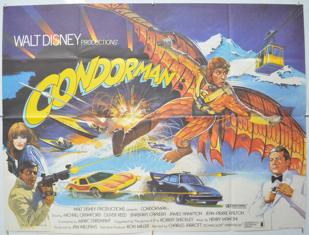 Condorman Original Quad Poster - Film Poster - Movie Poster