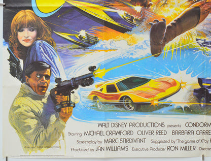 Condorman (Bottom Left) Cinema Quad Movie Poster 