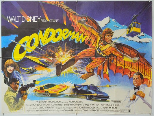 Condorman - Original Quad Poster - Film Poster - Movie Poster