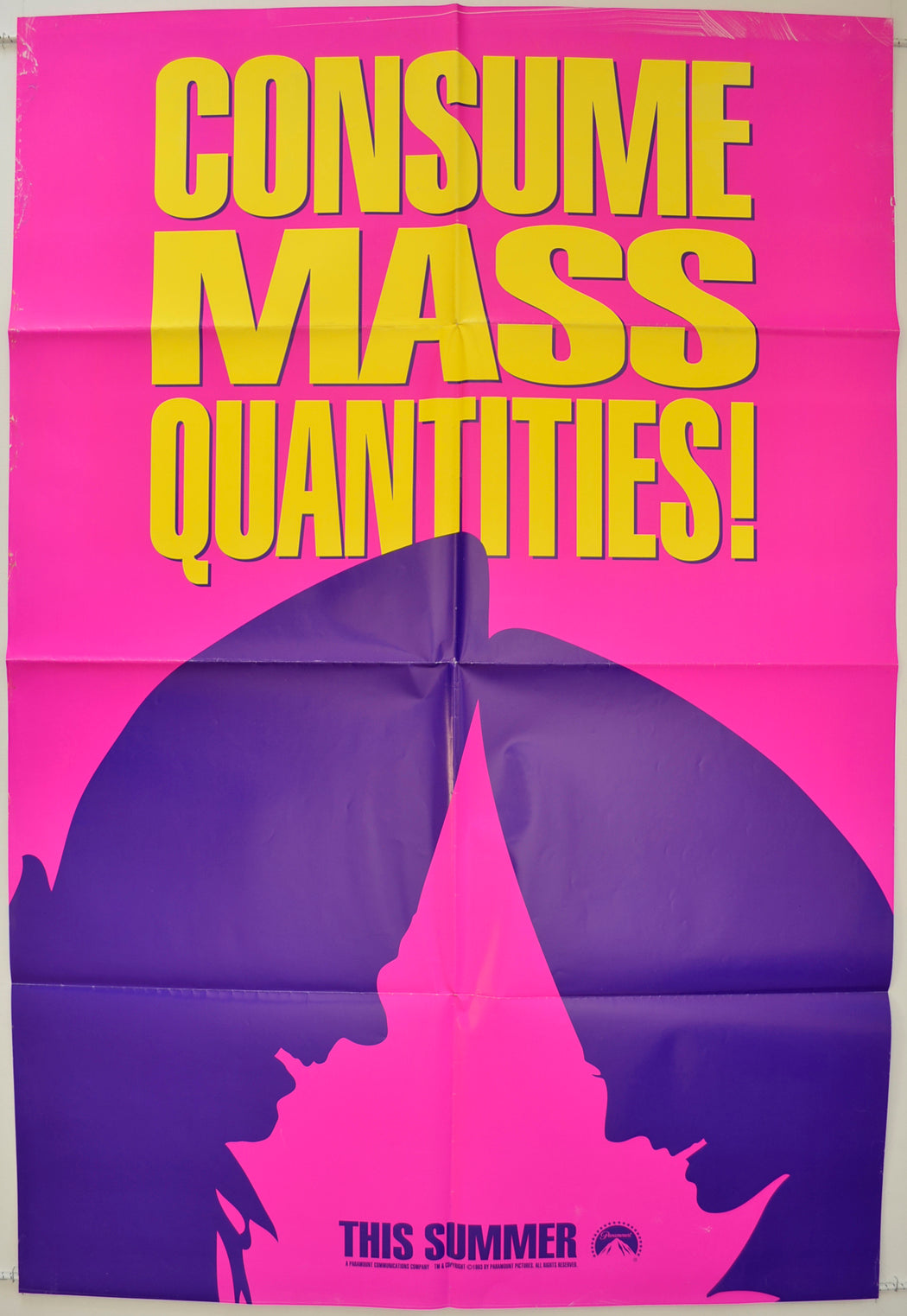 Coneheads  (Teaser / Advance PINK Version)  Original One Sheet Poster - Film Poster - Movie Poster 