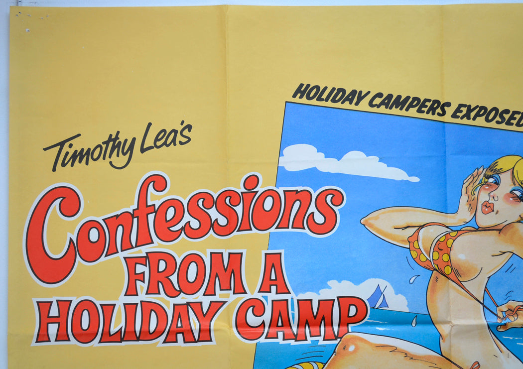 CONFESSIONS FROM A HOLIDAY CAMP (Top Left) Cinema Quad Movie Poster 